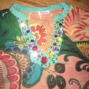 India Style Sheer Shirt